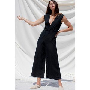 Kimono Romper (Jumpsuit) in Onyx (Black) XS